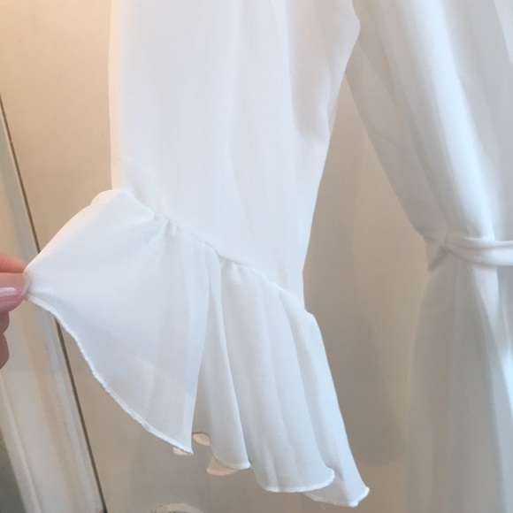 Seductivewear Sheer White Robe Size L - Picture 2 of 7